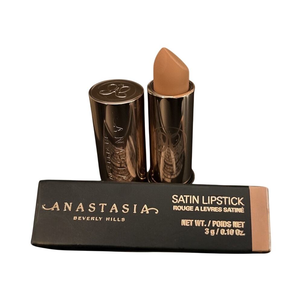 Anastasia Beverly Hills Satin Lipstick – Honey Taupe Full-Size – New in Box